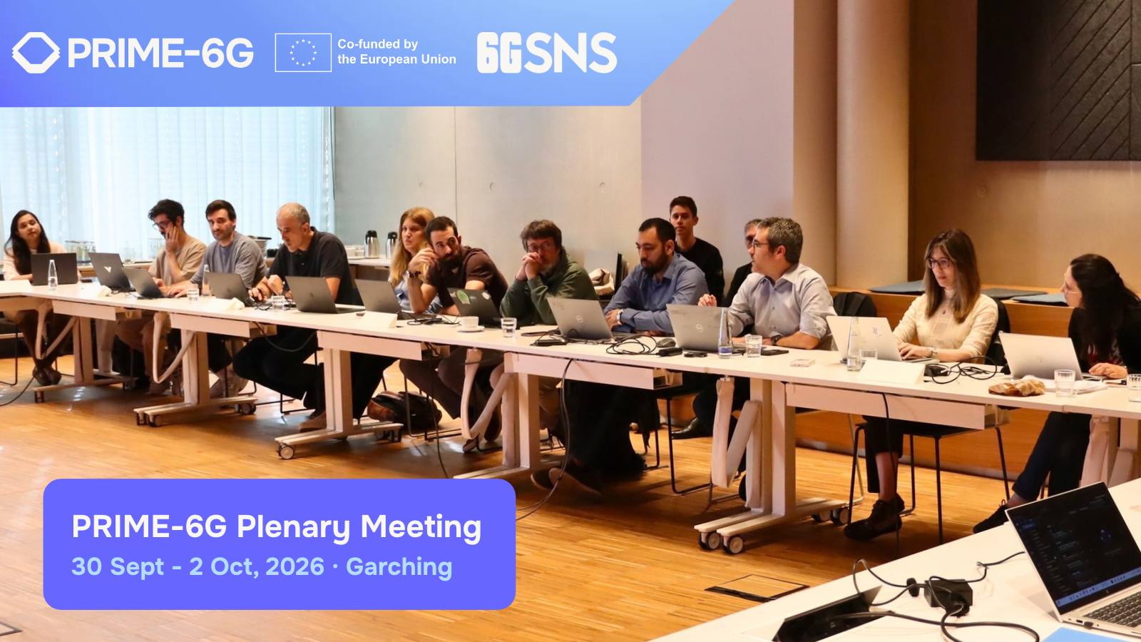 PRIME-6G partners meet in Germany for their first in-person plenary